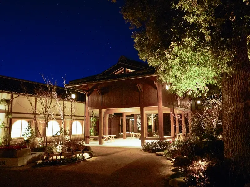 Photograph of the Ema-do (votive tablet hall)