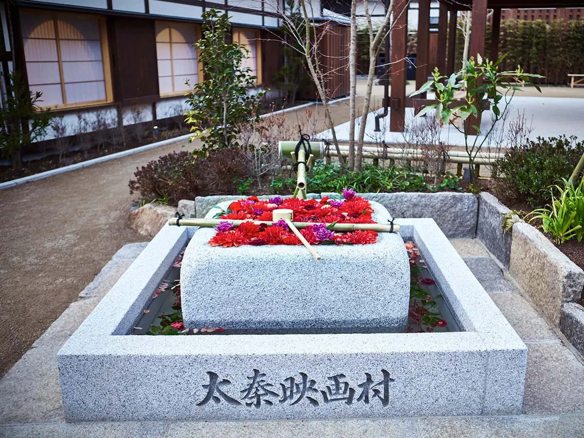 Photograph of the Ema-do (votive tablet hall)