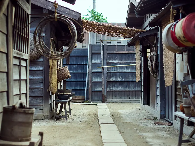 Outdoor shooting set photos