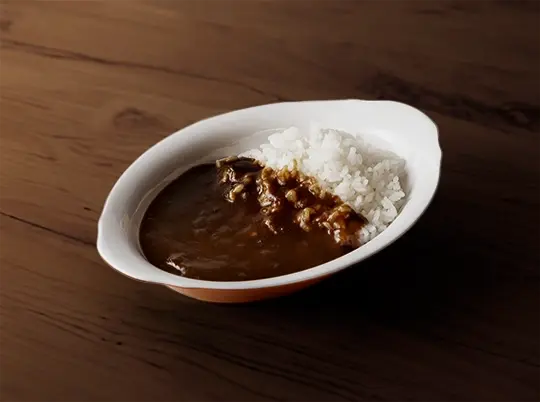 Curry rice (with juice and jelly)