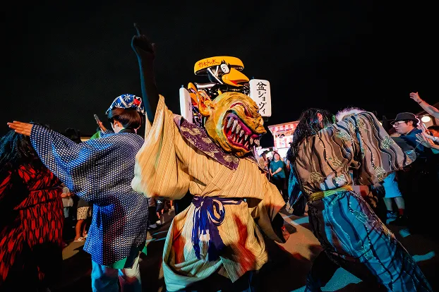 Scenes from the Bon Odori festival
