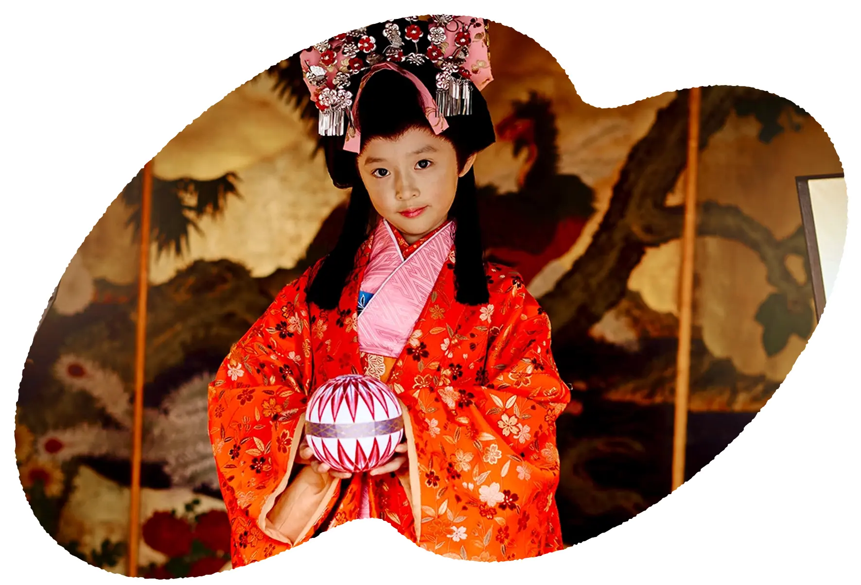 Children in Jidaigeki (period drama) costumes