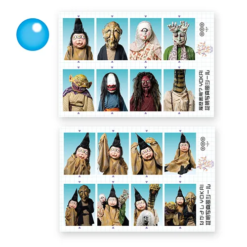 YOKAI ID Photo Style Stickers